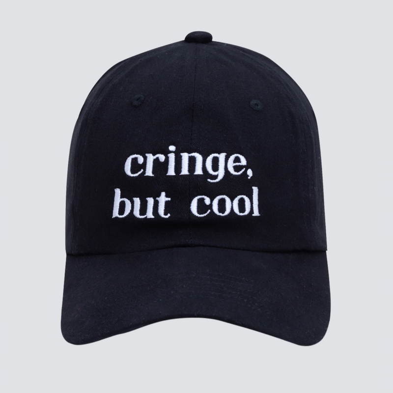 boné dad hat cringe but cool